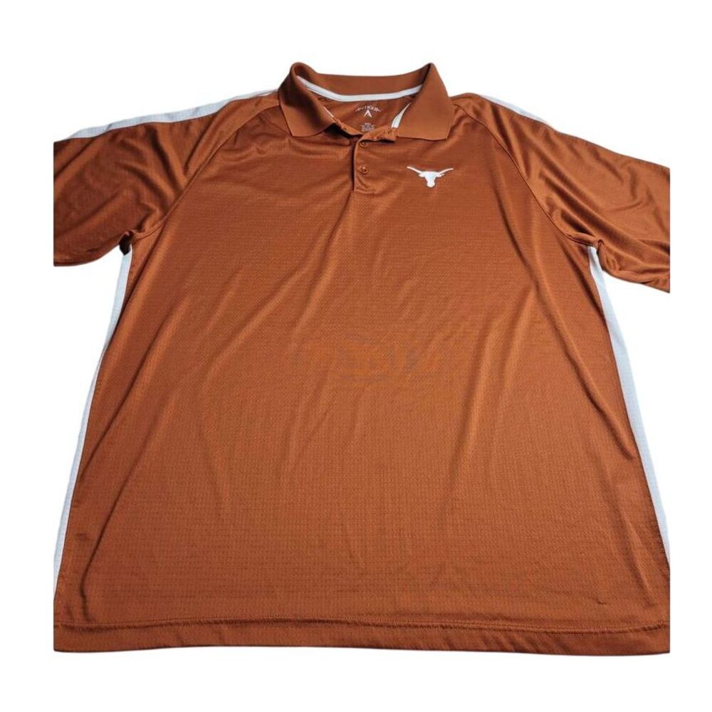 3621 Antigua University of Texas Longhorns‎ SS Polo Shirt Men's XXL